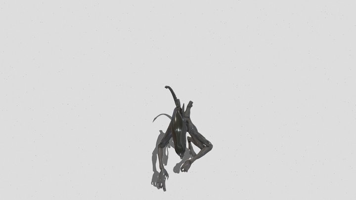 Realistic_xenomorph_rig (1) 3D Model