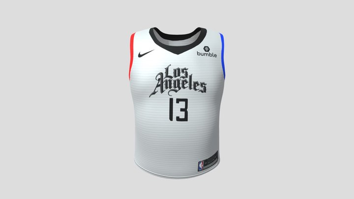 Clippers Jersey 3D Model
