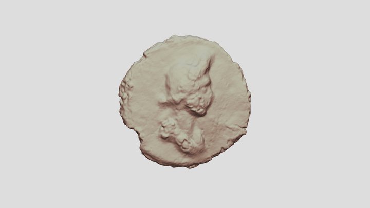 A Roman lead token issued by Oppia 3D Model