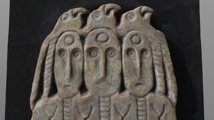 Three-Headed Goddess 3D Model