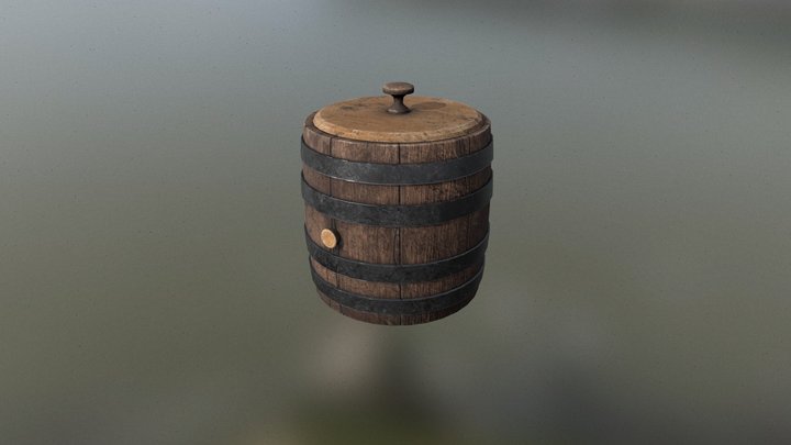 Medieval small barrel – Modèle 3D gratuit STL