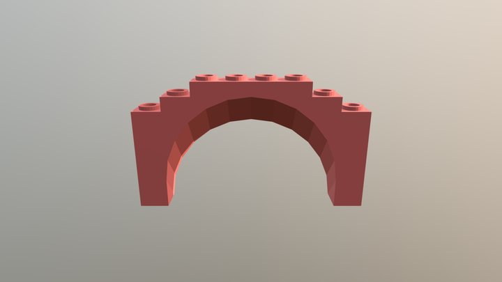 Arco Diagonal Entero 4,5x4x1 3D Model