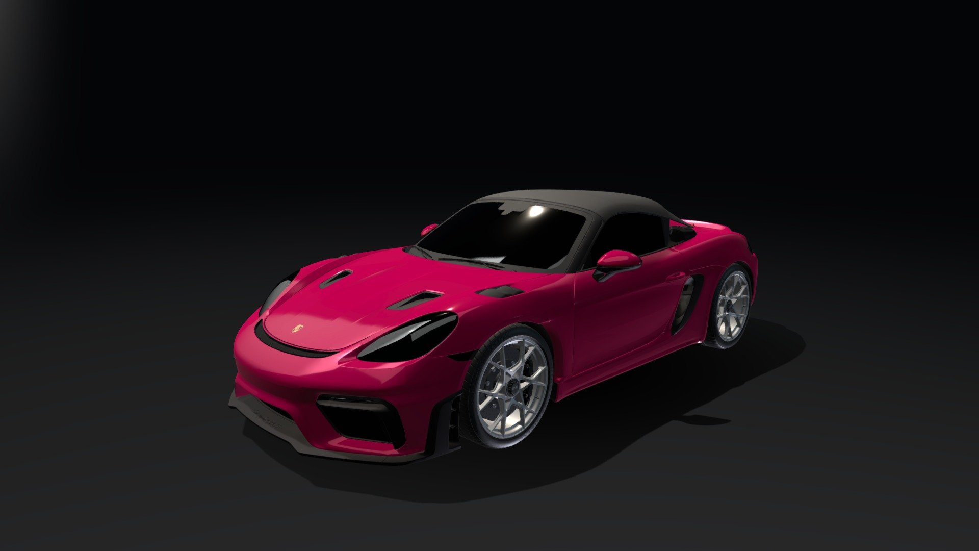2024 Porsche Spyder RS — Sketchfab embed 3D viewer