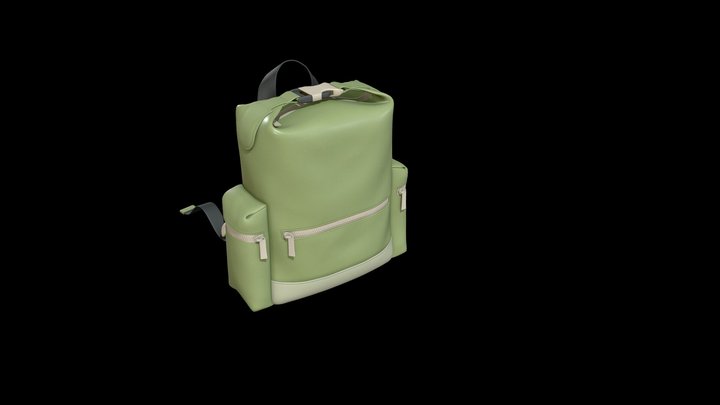 TopClip Backpack 4K UDIM*4 3D Model