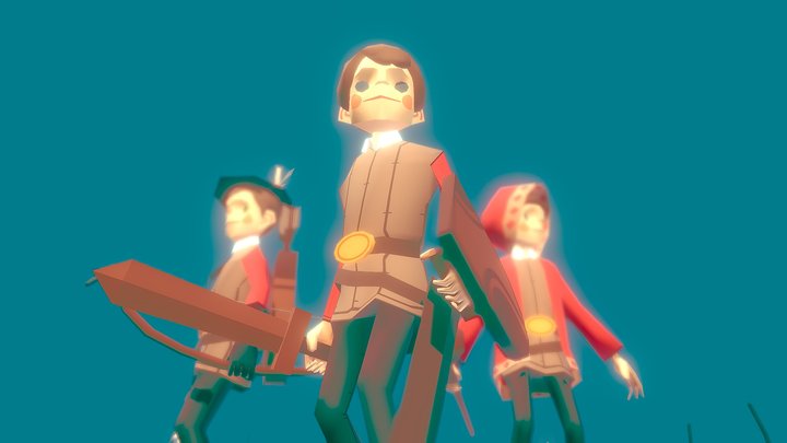 Fantasy Character 3 Package 3D Model