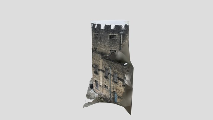 Tower of Oxford Castle 3D Model