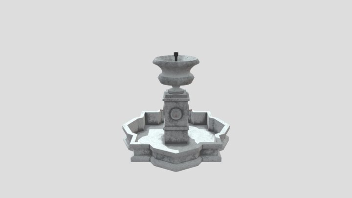Fountain 3D Model