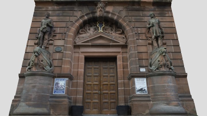 Fairfield Heritage Centre Main Entrance, Govan 3D Model
