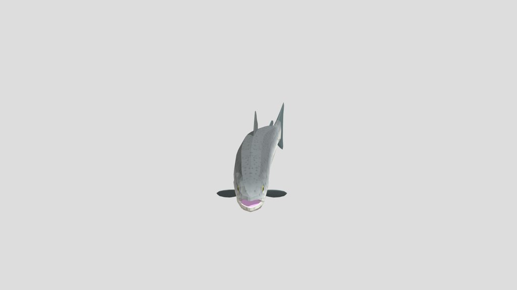 Low Poly Animated Salmon