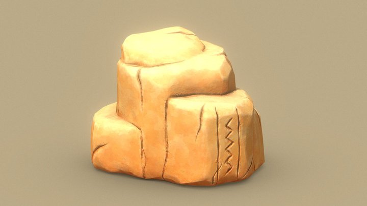 Egyptian Rock - Wenet – Modello 3D gratuito STL