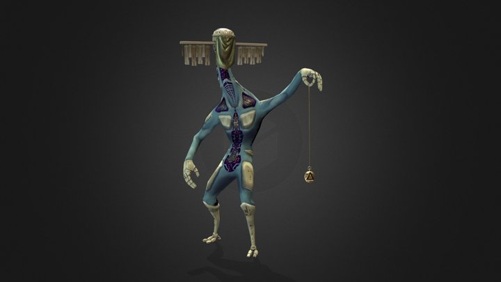 The Veiled One 3D Model
