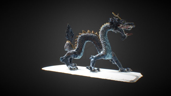 Toy Dragon 3D Model