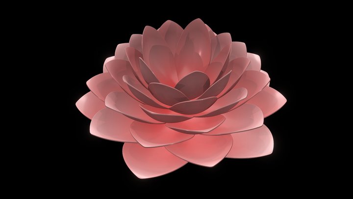 Fleur de Lotus 3D Model