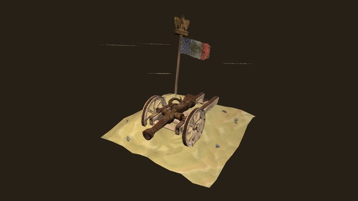 [Student Work] Cannon of the Lost Campaign 3D Model