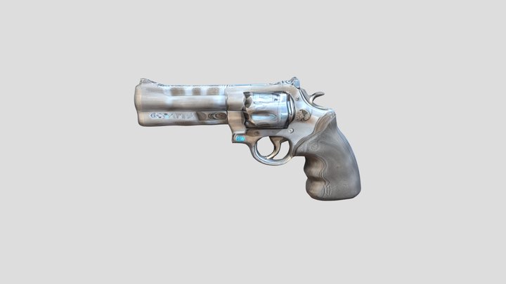 Revolver_cinza_02291457_glb 3D Model