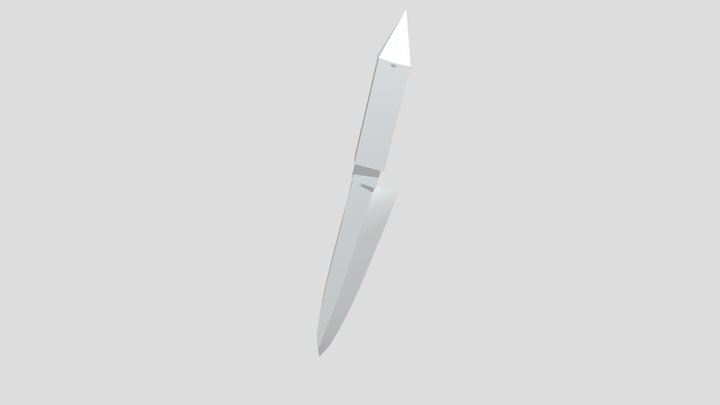 knife model 1 3D Model