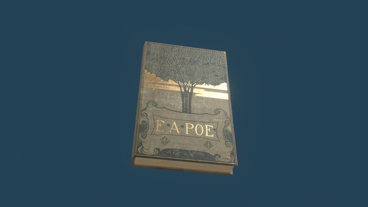 A Book - The Poems, by E.A. Poe 3D Model