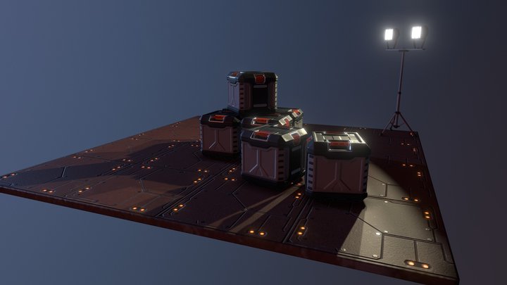 Crates [DWoX] 3D Model