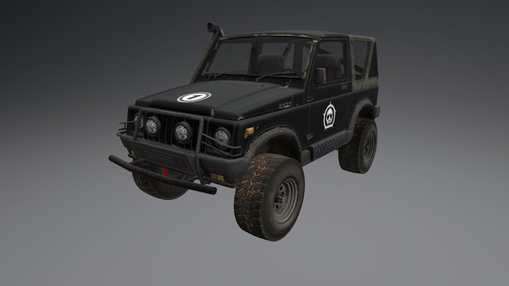 Suzuki SJ 410 - 413 3D Model