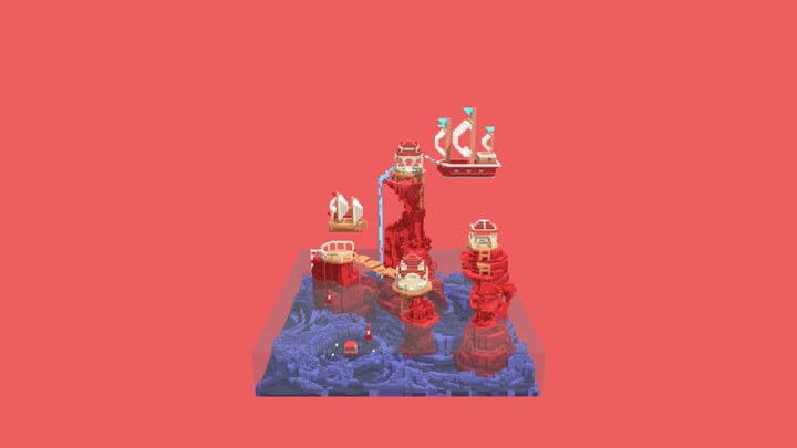 sea and sky 3D Model