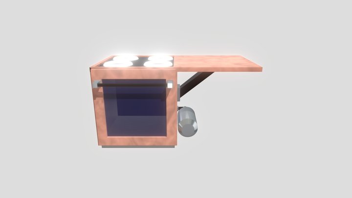 Kitchen stove – Kostenloses 3D-Modell STL