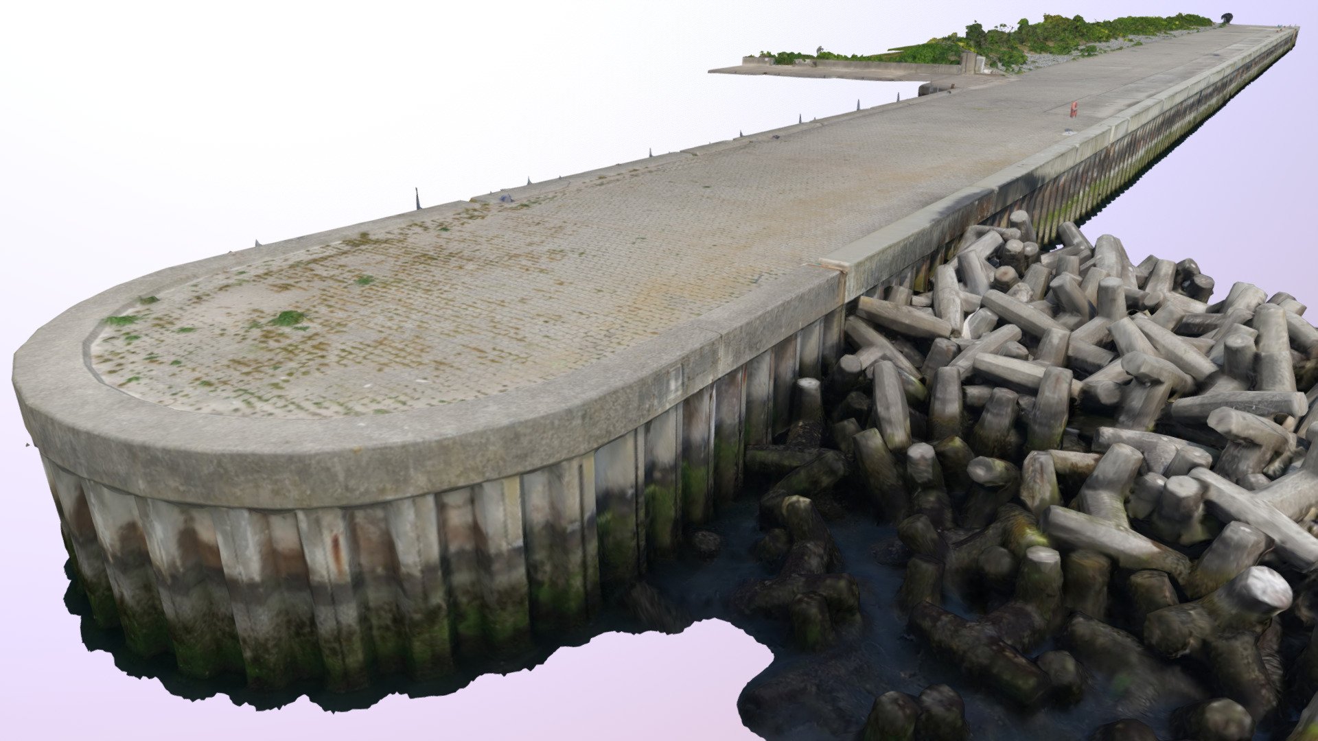 Helgoland Nordostbohlwerk Südteil 01.06.2018