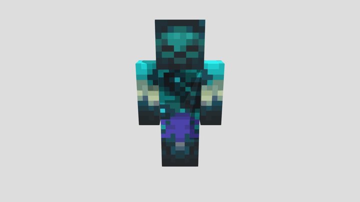 Sculk Zombie 3D Model
