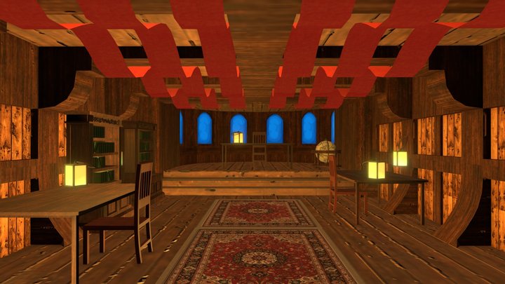 Captains Quarters 3D Model