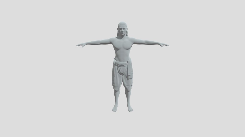 Ancient Warrior in Three Views