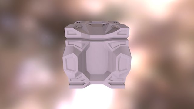 Sci-Fi Crate (WIP) 3D Model