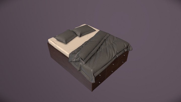 Compact Bed 3D Model
