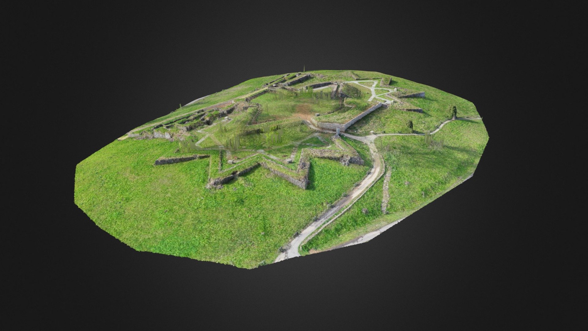 Fort Negley Aerial 2024 - Download Free 3D model by belmontguy [e774d92 ...