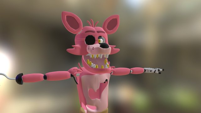 Foxy V3 3D Model