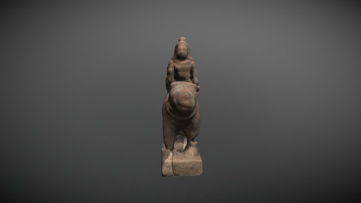 พระยมทรงกระบือ 3D Model