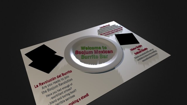 Boojum Poster 3D Model