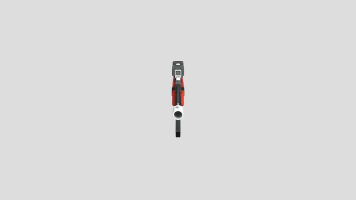 Stylized Assualt Rifle 3D Model