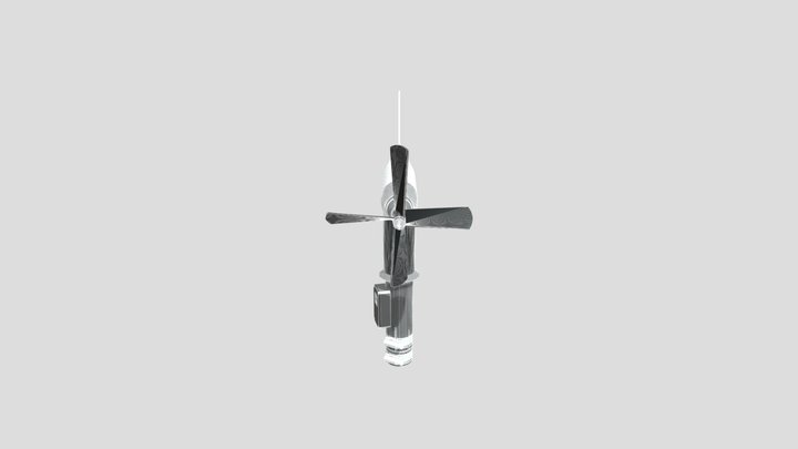 RM Young anemometer 3D Model