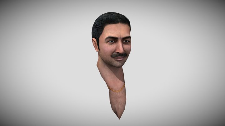 Head Lowpoly with Teeth