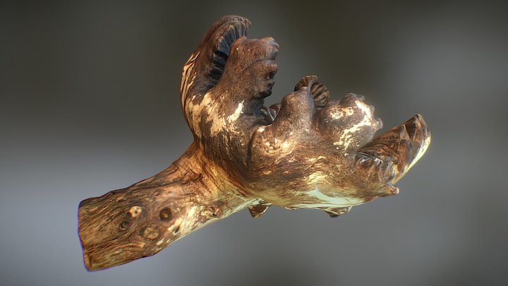 Wood Rose Parasitic Plant – Modelo 3D gratuito STL