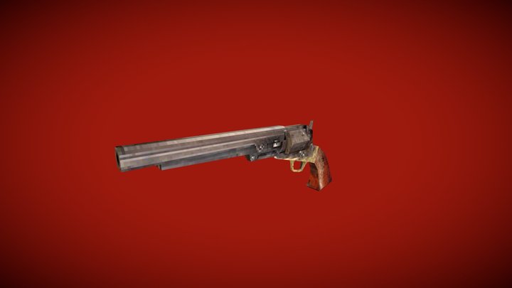 PSX Revolver 3D Model