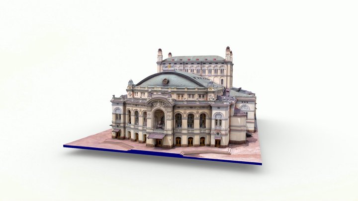 National Opera of Ukraine 3D Model