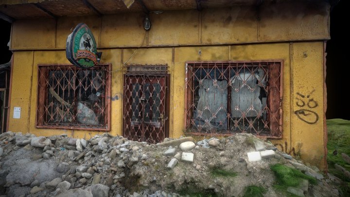 Poland, Nowe Bystre, Abandoned shop, 3df zephyr – Modello 3D gratuito STL