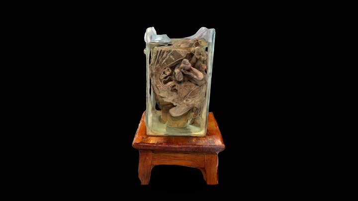 CORTE SAGITAL DE PELVIS MASCULINA - IZQUIERDA 3D Model