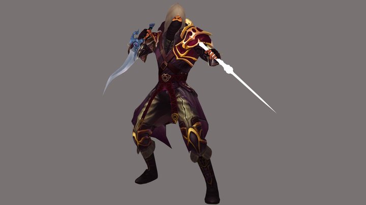 Assassin: 3D Character Battle 3D Model