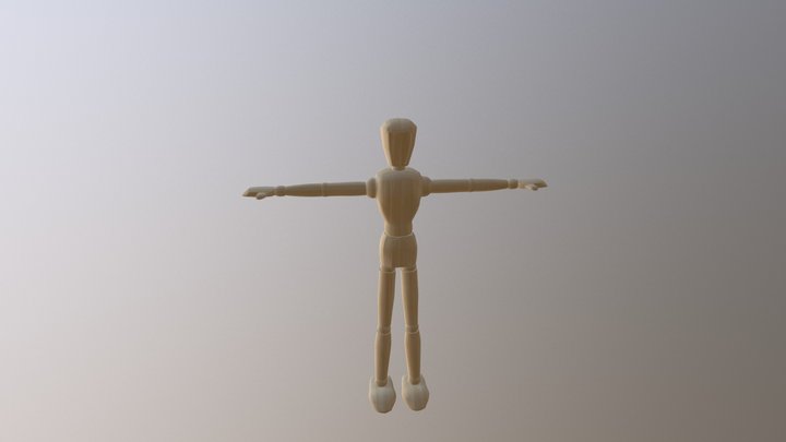 Articulated Mannequin 3D Model