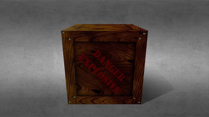 explosive crate 3D Model