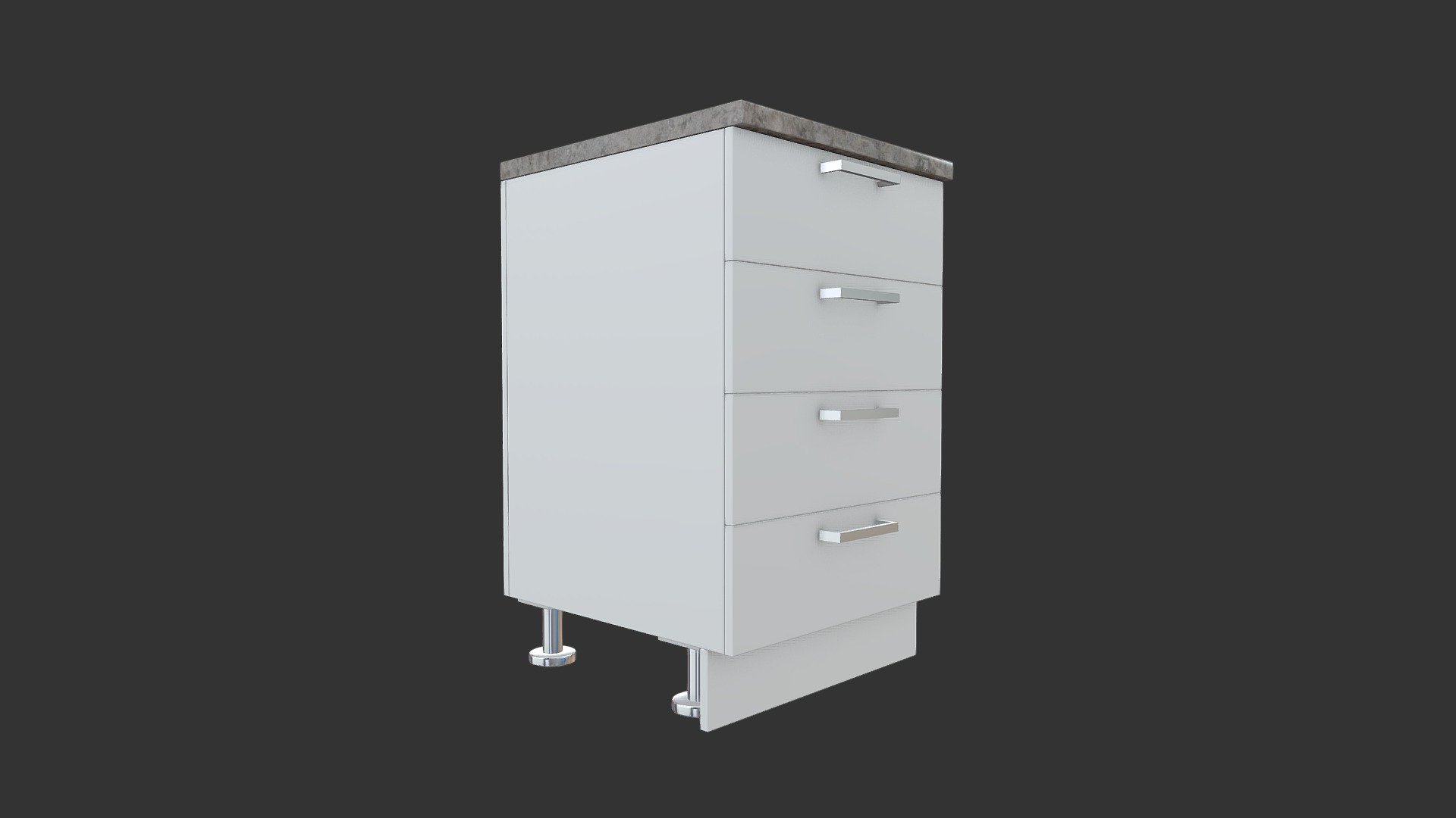 Cabinet Base Four Drawers