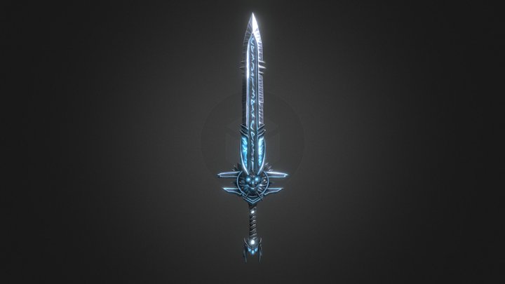 Shadowlands Frostmourne Sword 3D Model