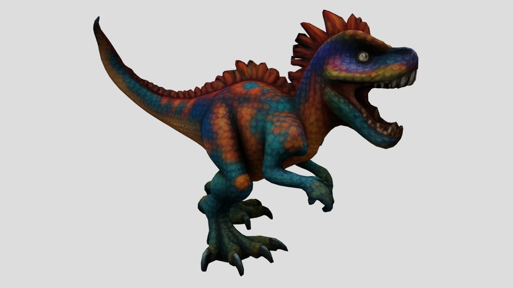 Green-Spined Tyrant Hunter - dinosaur