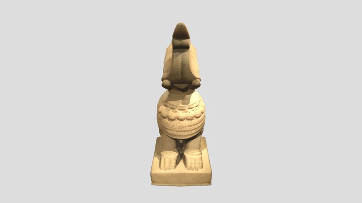 Ornate Stone Elephant Statue – Modelo 3D gratuito STL